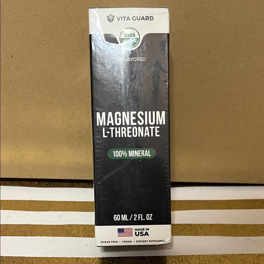 Magnesium L-Threonate Supplement - Black